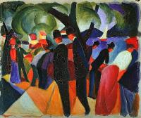 Macke, August - Oil Painting